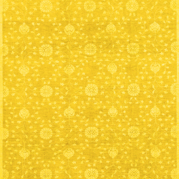 Oriental Yellow Traditional Rug, abs2681yw