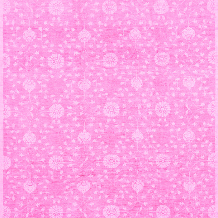 Machine Washable Oriental Pink Traditional Rug, wshabs2681pnk