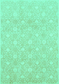 Oriental Turquoise Traditional Rug, abs2681turq