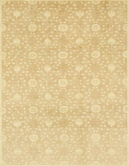 Abstract Mustard Yellow Oriental Rug, abs2681