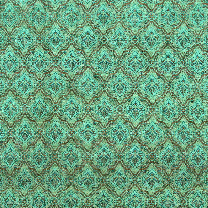 Machine Washable Abstract Turquoise Modern Area Rugs, wshabs2682turq
