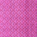 Square Machine Washable Abstract Pink Modern Rug, wshabs2682pnk