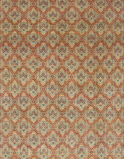 Abstract Red Modern Rug, abs2682