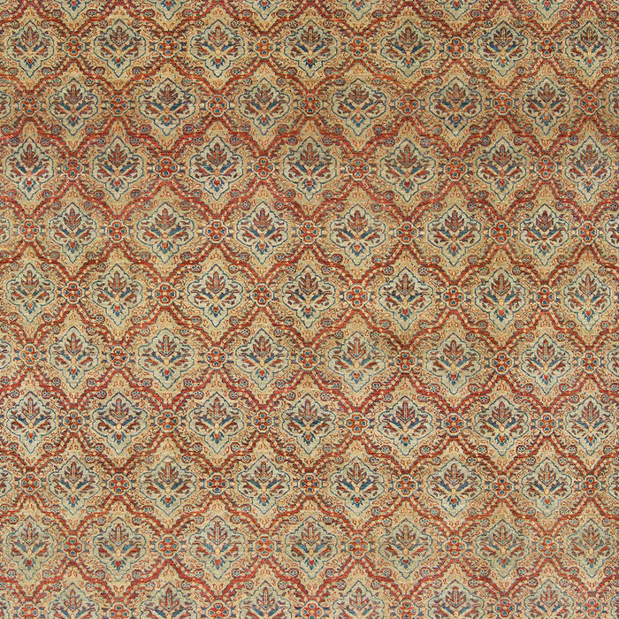 Machine Washable Abstract Red Rug, wshabs2682