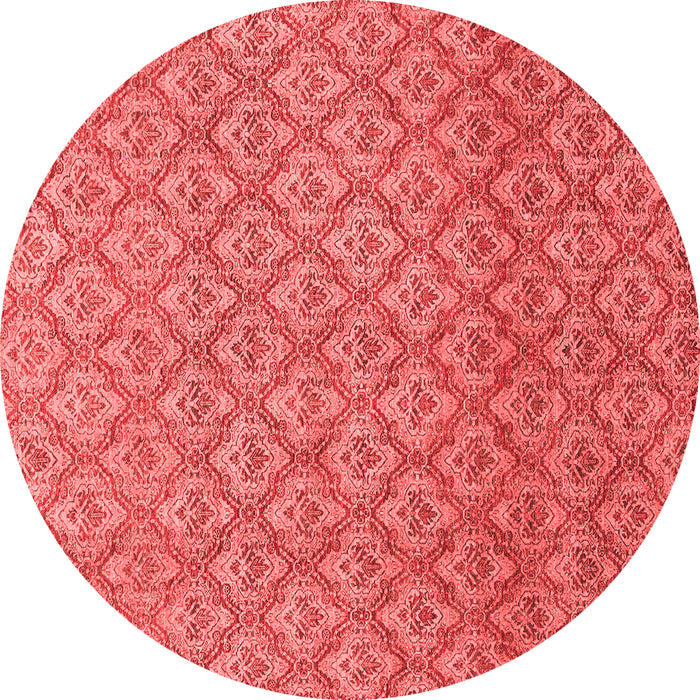 Machine Washable Abstract Red Modern Rug, wshabs2682red