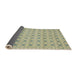 Sideview of Abstract Brown Gold Modern Rug, abs2683