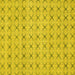 Square Abstract Yellow Modern Rug, abs2683yw