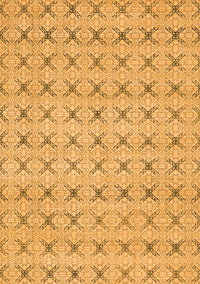 Abstract Orange Modern Rug, abs2683org