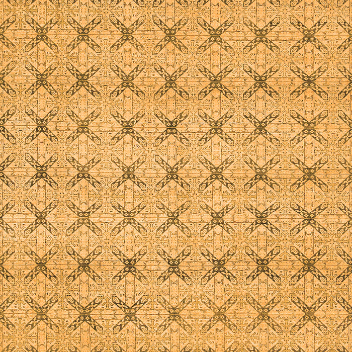 Machine Washable Abstract Orange Modern Area Rugs, wshabs2683org