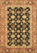 Abstract Brown Modern Rug, abs2684brn