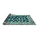 Sideview of Abstract Light Blue Modern Rug, abs2684lblu