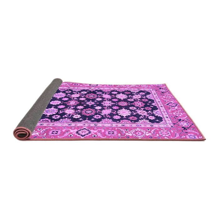 Sideview of Abstract Purple Modern Rug, abs2684pur