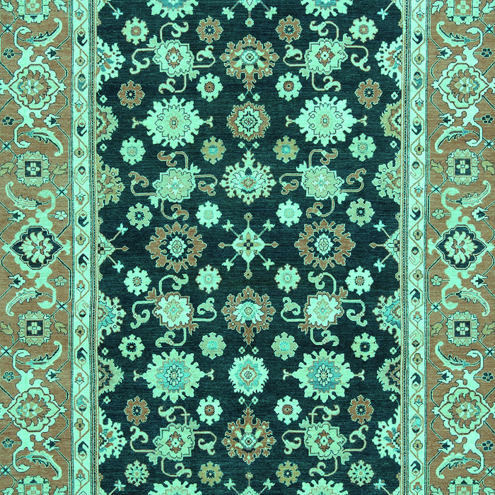 Abstract Turquoise Modern Rug, abs2684turq