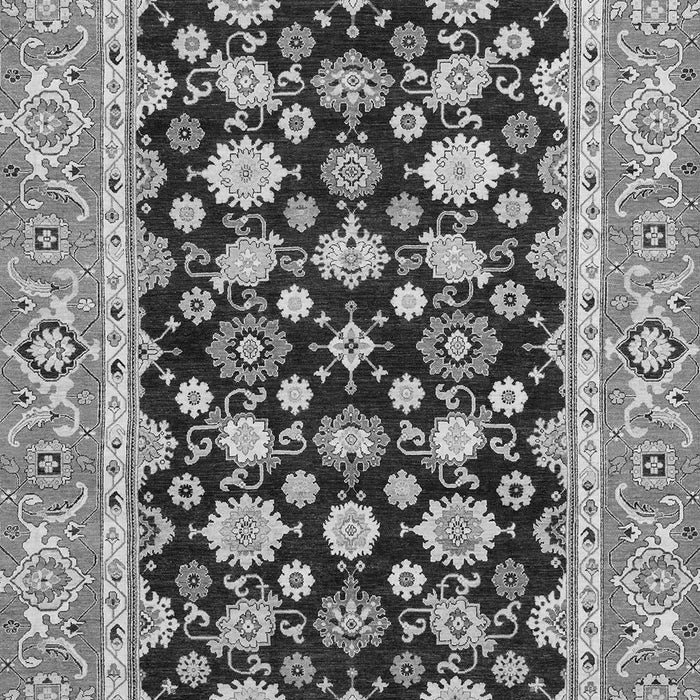 Machine Washable Abstract Gray Modern Rug, wshabs2684gry