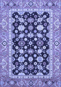 Abstract Blue Modern Rug, abs2684blu