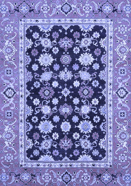 Abstract Blue Modern Rug, abs2684blu