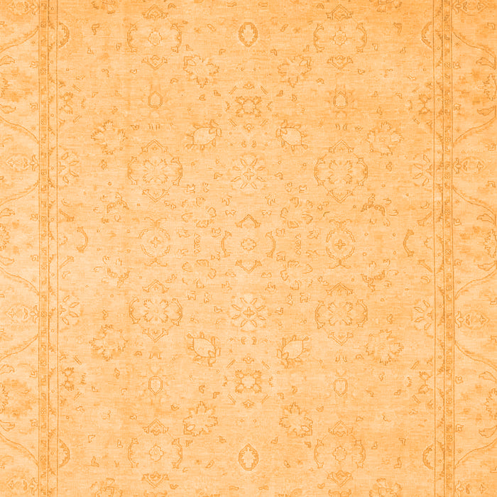 Machine Washable Oriental Orange Traditional Area Rugs, wshabs2685org