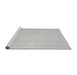Sideview of Machine Washable Oriental Gray Traditional Rug, wshabs2685gry