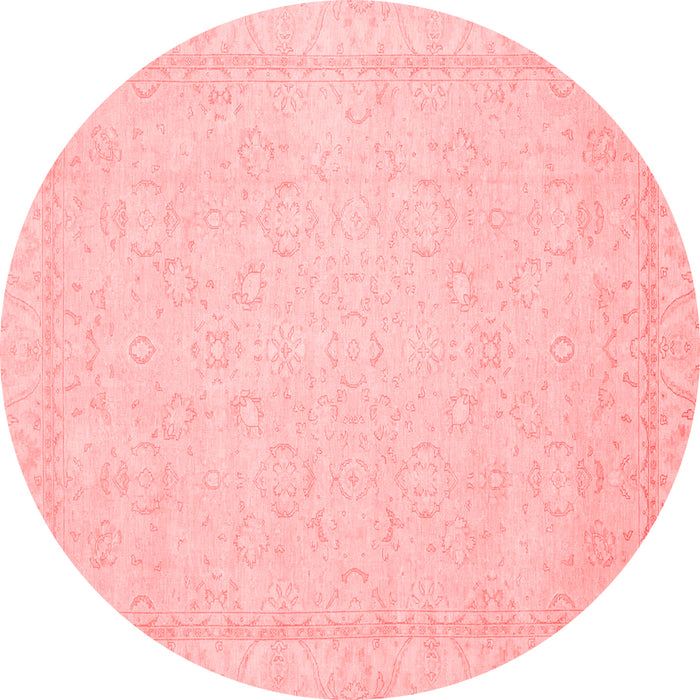 Machine Washable Oriental Red Traditional Rug, wshabs2685red