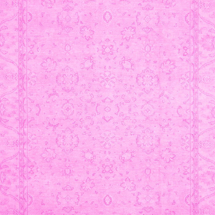 Machine Washable Oriental Pink Traditional Rug, wshabs2685pnk