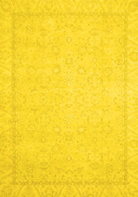 Oriental Yellow Traditional Rug, abs2685yw