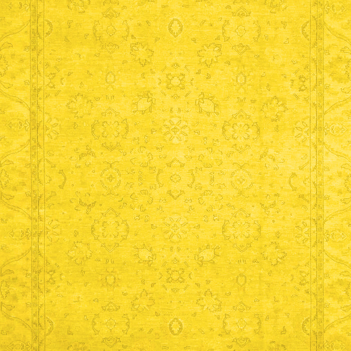 Oriental Yellow Traditional Rug, abs2685yw