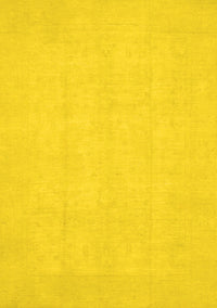 Oriental Yellow Traditional Rug, abs2686yw