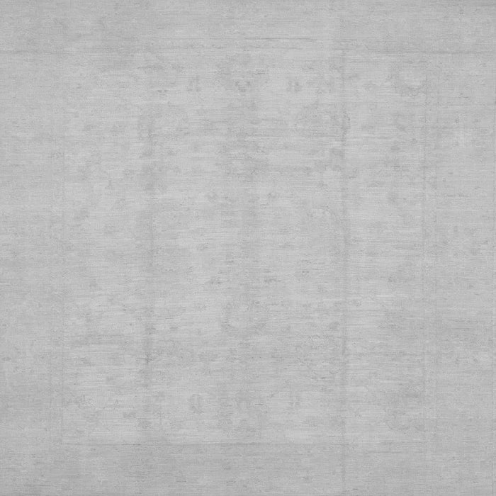 Square Oriental Gray Traditional Rug, abs2686gry