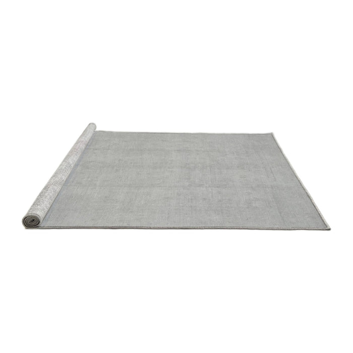 Sideview of Machine Washable Oriental Gray Traditional Rug, wshabs2686gry