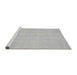 Sideview of Machine Washable Oriental Gray Traditional Rug, wshabs2686gry