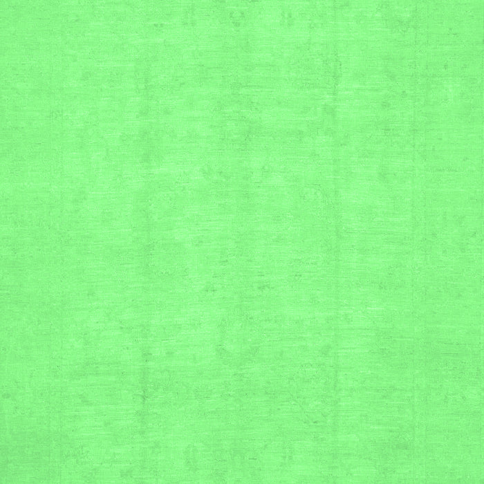 Machine Washable Oriental Emerald Green Traditional Area Rugs, wshabs2686emgrn