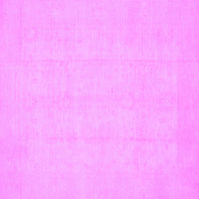 Square Oriental Purple Traditional Rug, abs2686pur