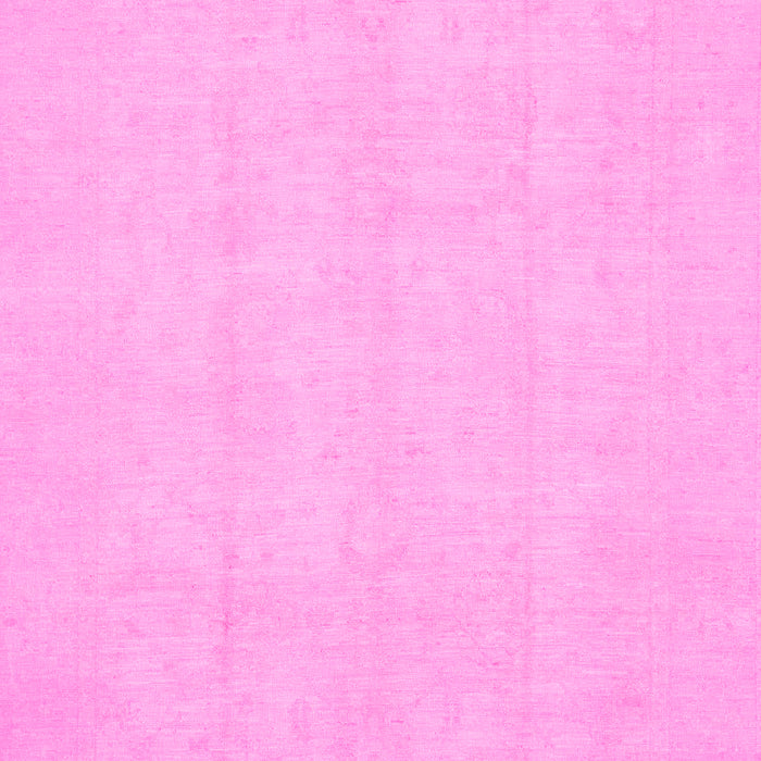 Machine Washable Oriental Pink Traditional Rug, wshabs2686pnk