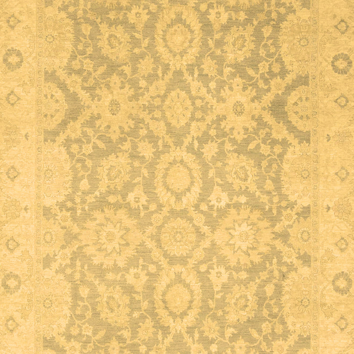 Machine Washable Oriental Brown Traditional Rug, wshabs2687brn