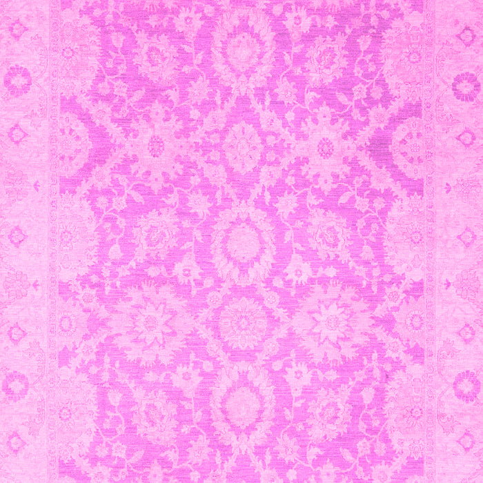 Machine Washable Oriental Pink Traditional Rug, wshabs2687pnk