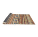 Sideview of Abstract Chestnut Red Modern Rug, abs2688