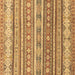 Square Abstract Brown Modern Rug, abs2688brn