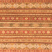 Square Abstract Orange Modern Rug, abs2688org