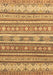 Abstract Brown Modern Rug, abs2688brn