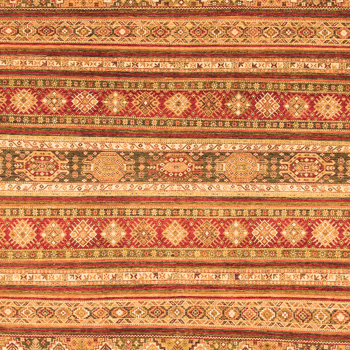 Abstract Orange Modern Rug, abs2688org