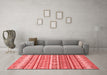 Modern Red Washable Rugs