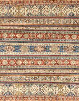 Abstract Chestnut Red Modern Rug, abs2688