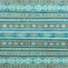 Square Machine Washable Abstract Light Blue Modern Rug, wshabs2688lblu