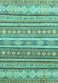 Abstract Turquoise Modern Rug, abs2688turq