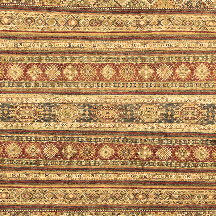 Machine Washable Abstract Brown Modern Rug, wshabs2688brn