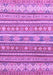 Machine Washable Abstract Purple Modern Area Rugs, wshabs2688pur