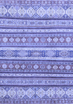 Abstract Blue Modern Rug, abs2688blu