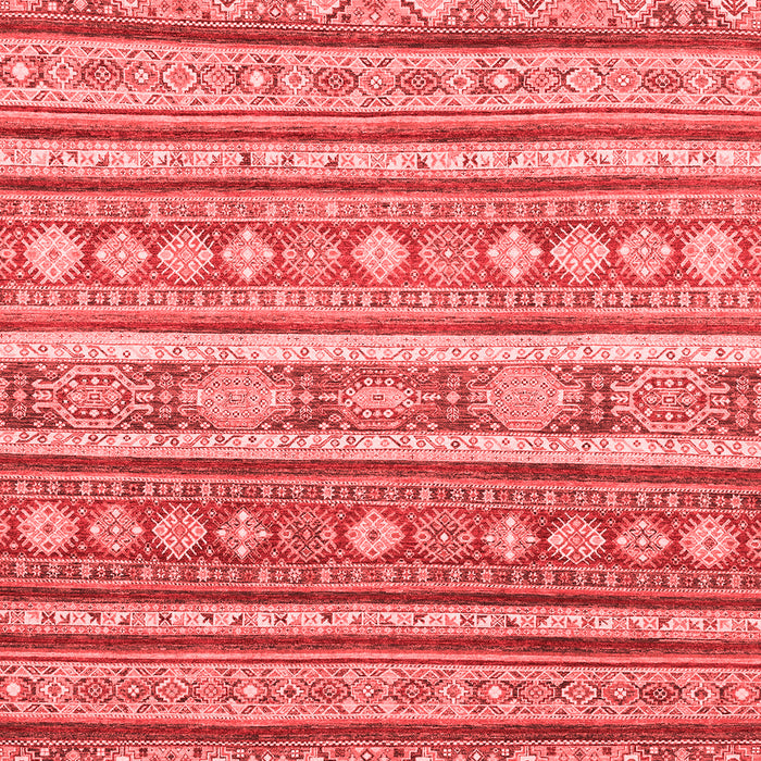 Machine Washable Abstract Red Modern Rug, wshabs2688red