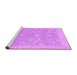 Sideview of Machine Washable Oriental Purple Traditional Area Rugs, wshabs2689pur