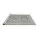 Sideview of Machine Washable Oriental Gray Traditional Rug, wshabs2689gry